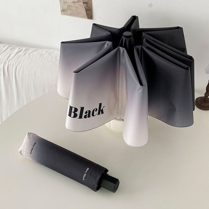 Women's Automatic Umbrella with Elegant Gradient Bowlift