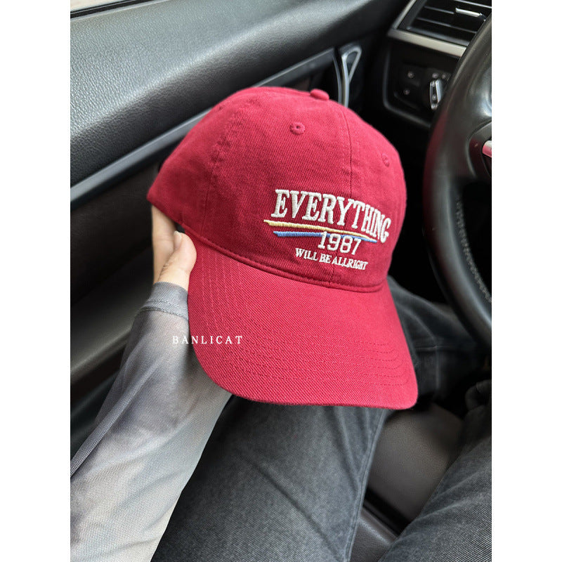 Men's Casual Embroidered Statement Baseball Cap Bowlift