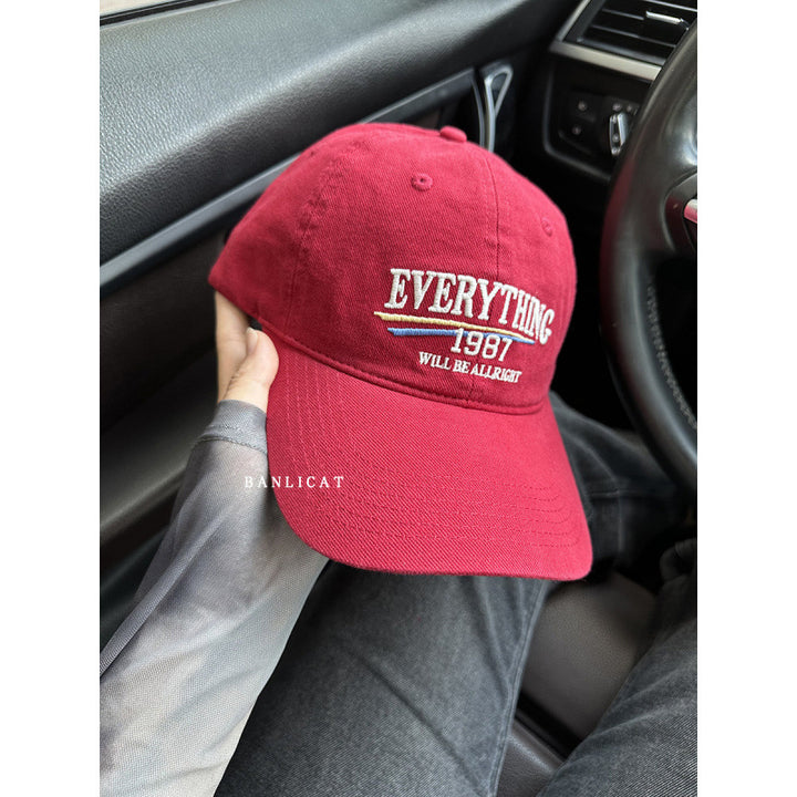 Men's Casual Embroidered Statement Baseball Cap Bowlift