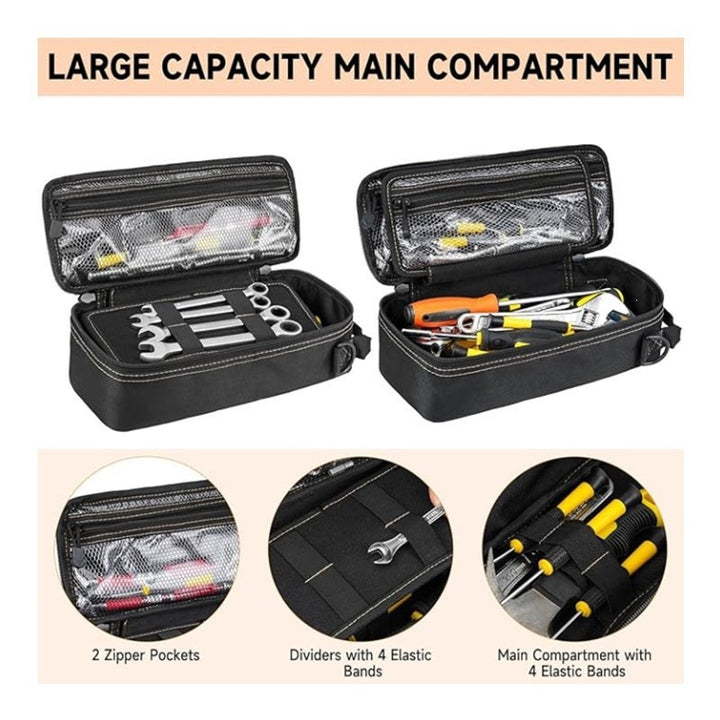 Multifunctional tool bag with detachable shoulder strap Bowlift