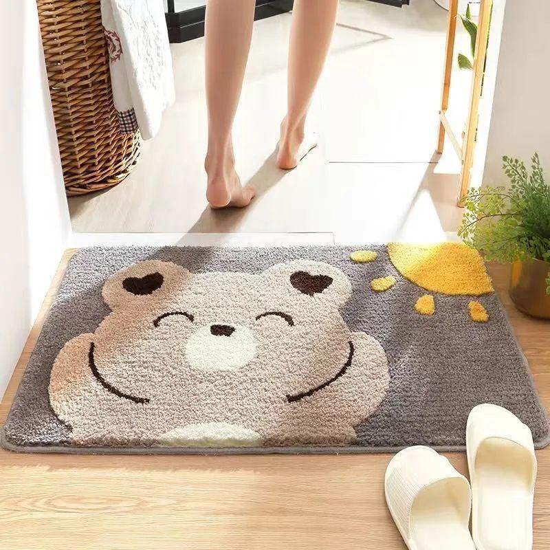 Coastal Waves Shaped Bath Mat