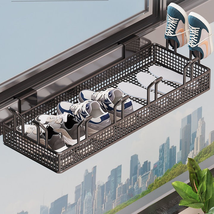 Adjustable Over-The-Door Shoe Organizer Bowlift
