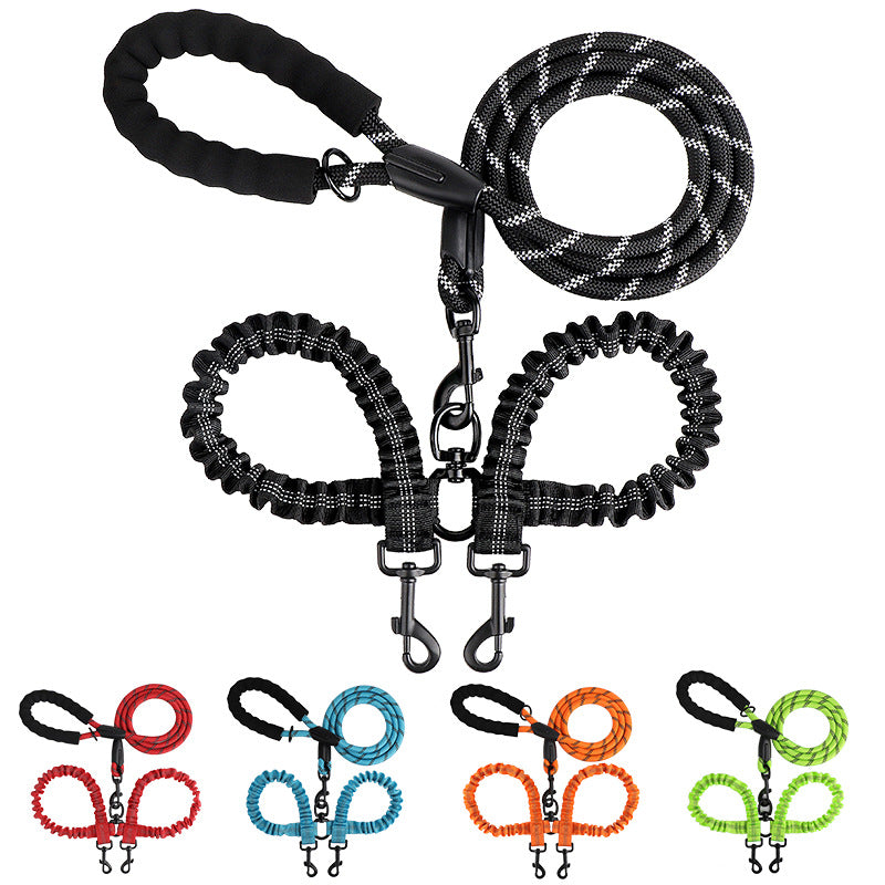 Bungee Training Dog Leash with Dual Handle
