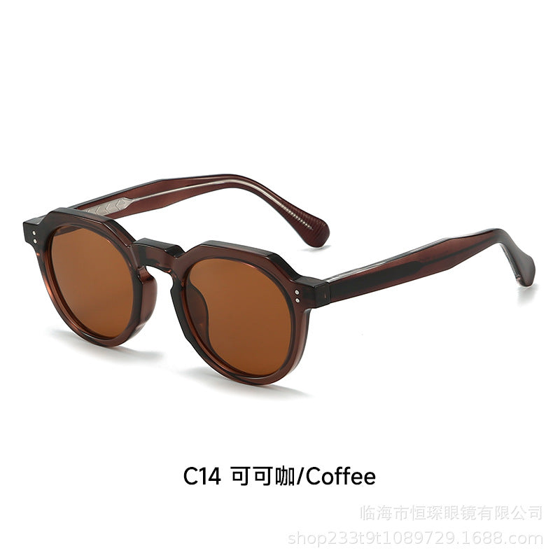 Ladies stylish sunglasses with unique octagonal frame Bowlift