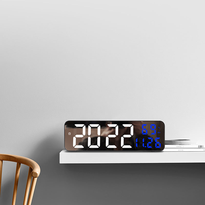 Digital Multifunction Alarm Clock with Hygrometer and Temperature Display Bowlift