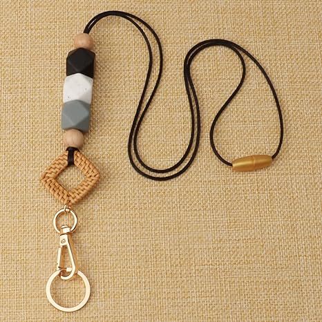 Decorative Bead Keychain Holder Bowlift