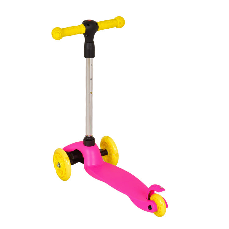 Smooth-Riding Lean-to-Steer Kickboard Scooter Bowlift