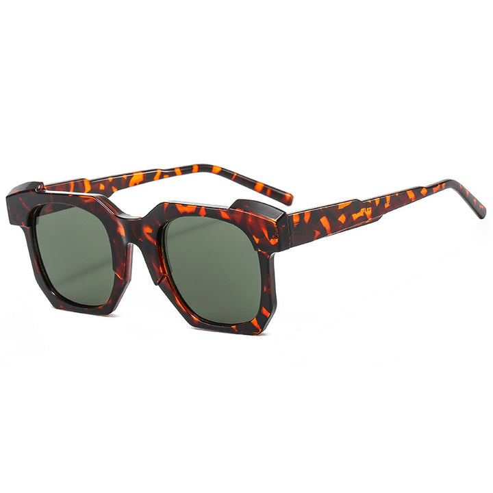 Women's fashionable sunglasses in square design with contrasting frame Bowlift