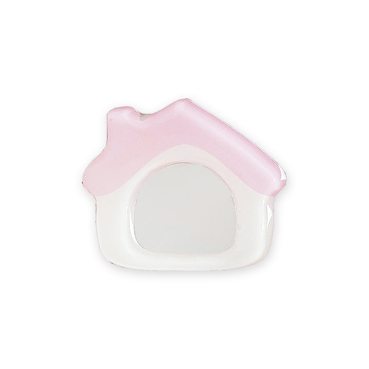 Hand mirror in cute house design Bowlift