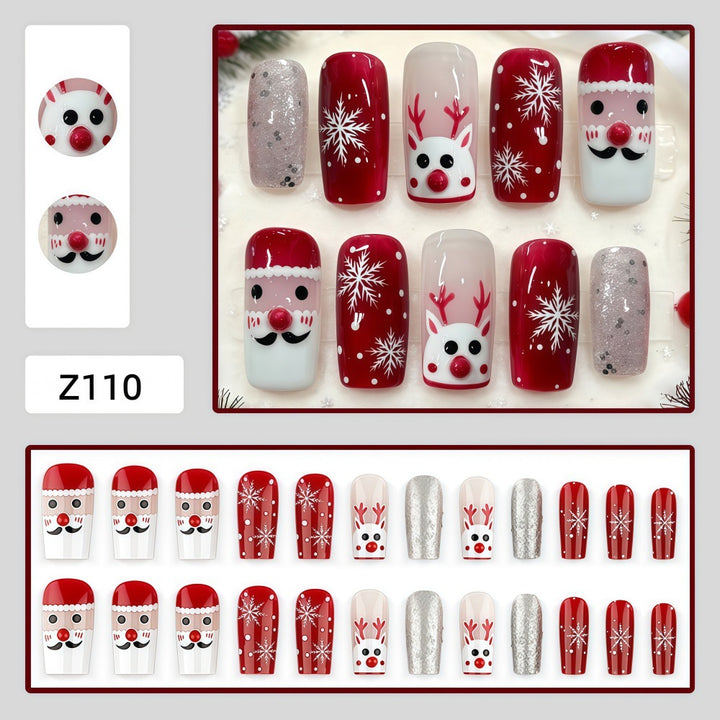 Artificial Christmas Art Nails Bowlift 1787298982