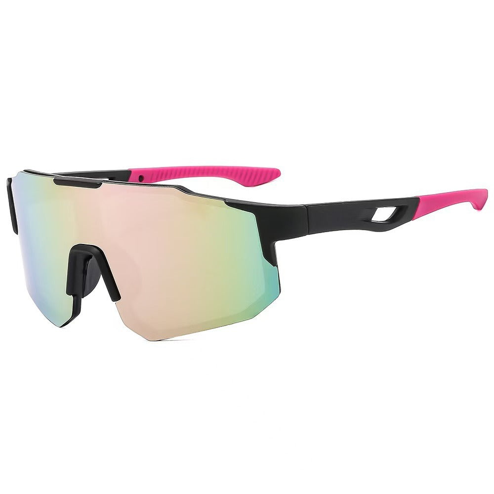Unisex nan sporty bicycle sunglasses with a one-piece visor, UV protection and non-slip nose pads Bowlift