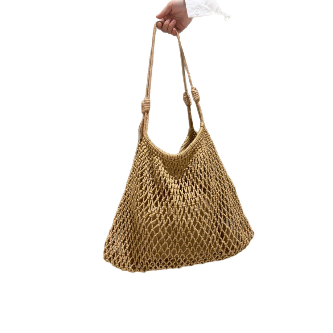 Hand-knotted shopping net bag Bowlift