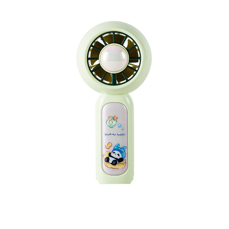 Ladies portable mini fan with cute panda design Bowlift