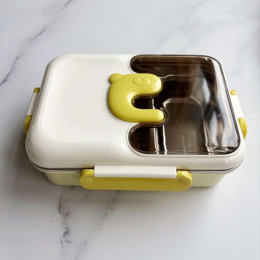 Cute Bear-Themed Lunch Box