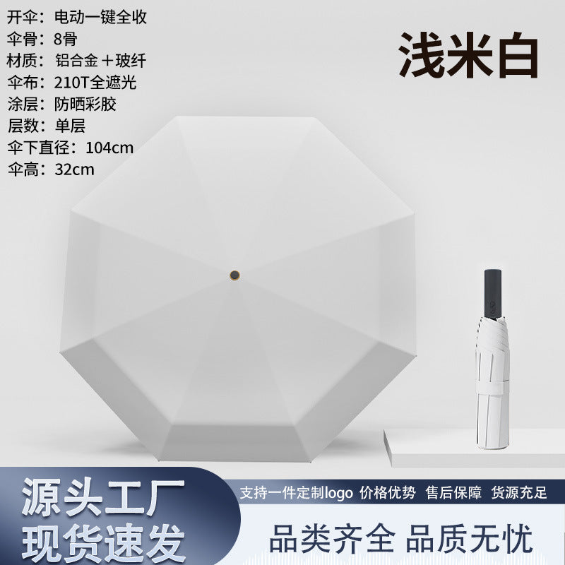 Women's Automatic Windproof Umbrella with UV Protection Bowlift