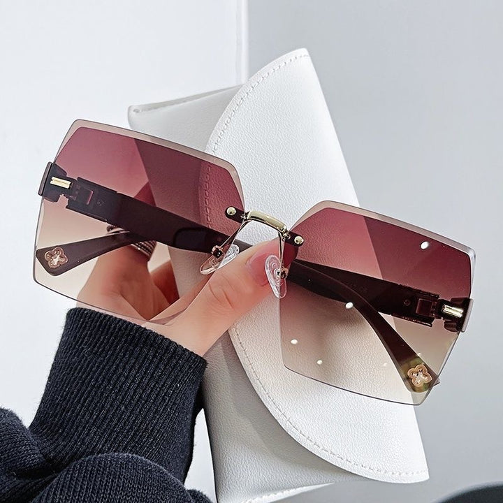 Oversized Geometric Shield Sunglasses Bowlift