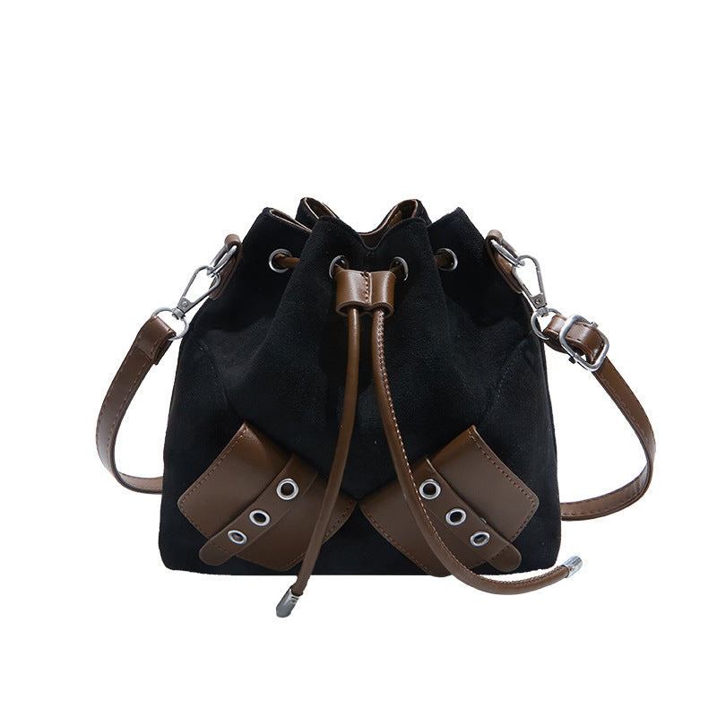 Suede Bucket Bag Bowlift