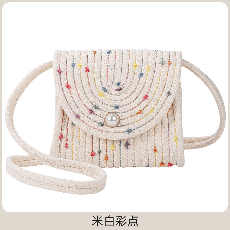 Women's Fashion Shoulder Bag with Decorative Pearl Closure Bowlift