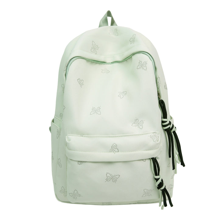 Butterfly Emblem Decorated Backpack Bowlift