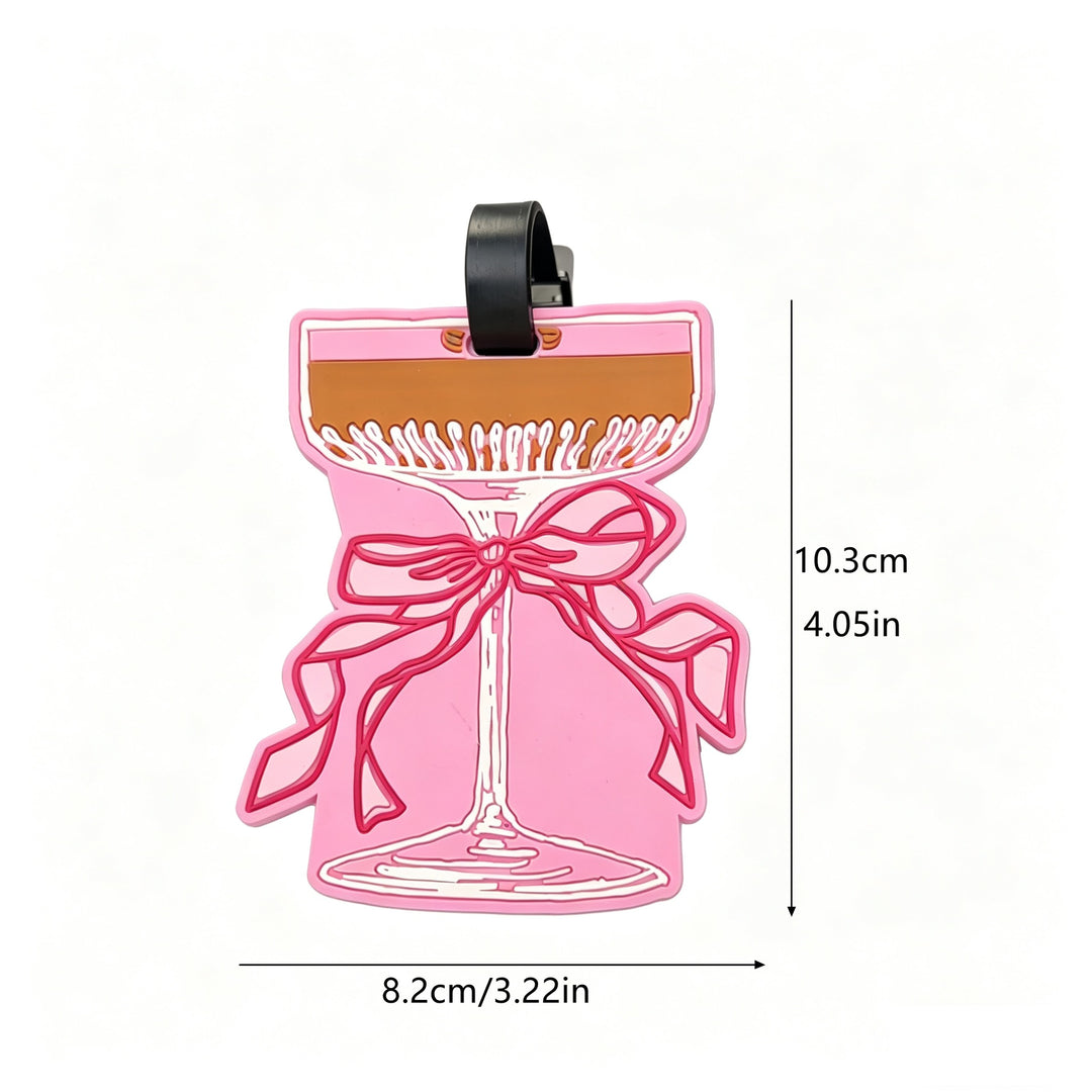 Martini-Themed Luggage Tag Bowlift