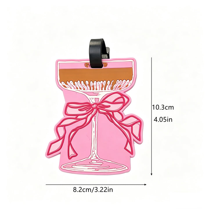 Martini-Themed Luggage Tag Bowlift