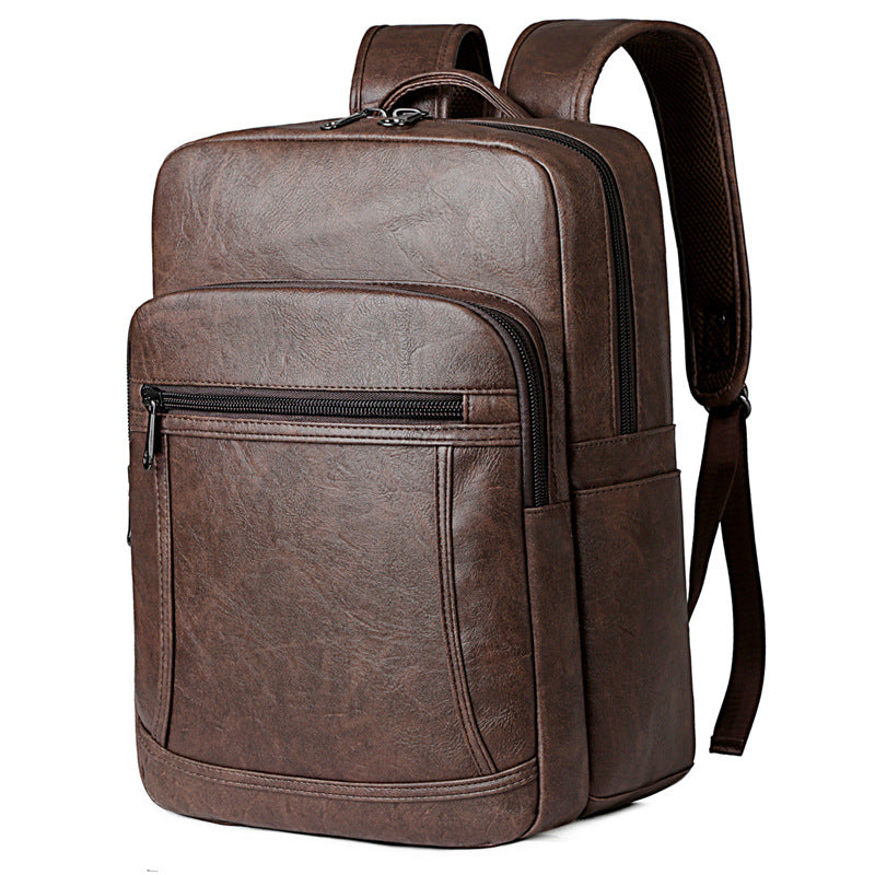 Elegant Backpack Made of Faux Leather with Multiple Compartments Bowlift
