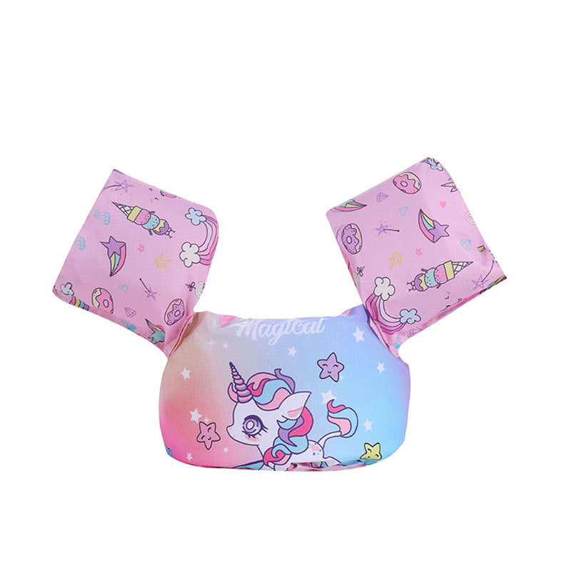 Women's Inflatable Swimming Aid with Colorful Flamingo Design Bowlift