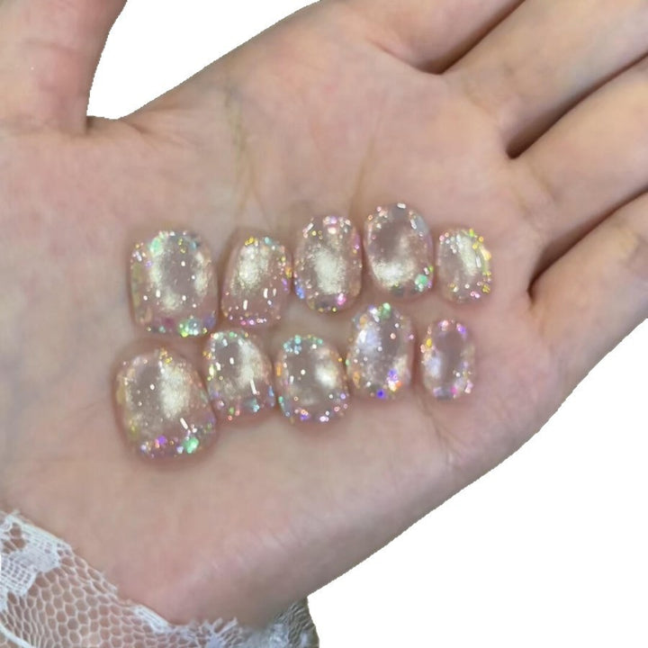 Glittering Press-On Nail Tips Bowlift