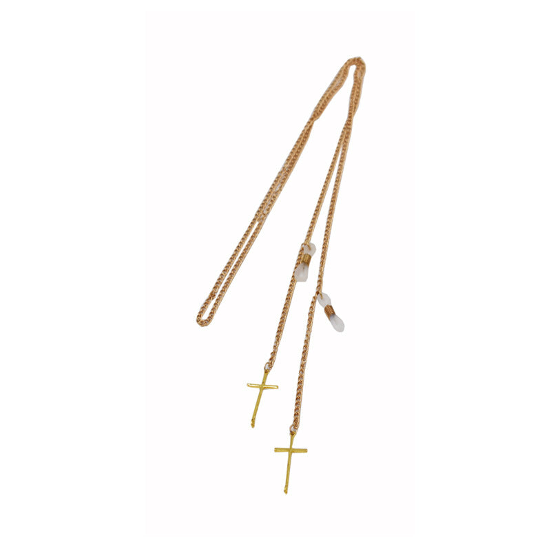 Cross Pendant Eyewear Chain Bowlift
