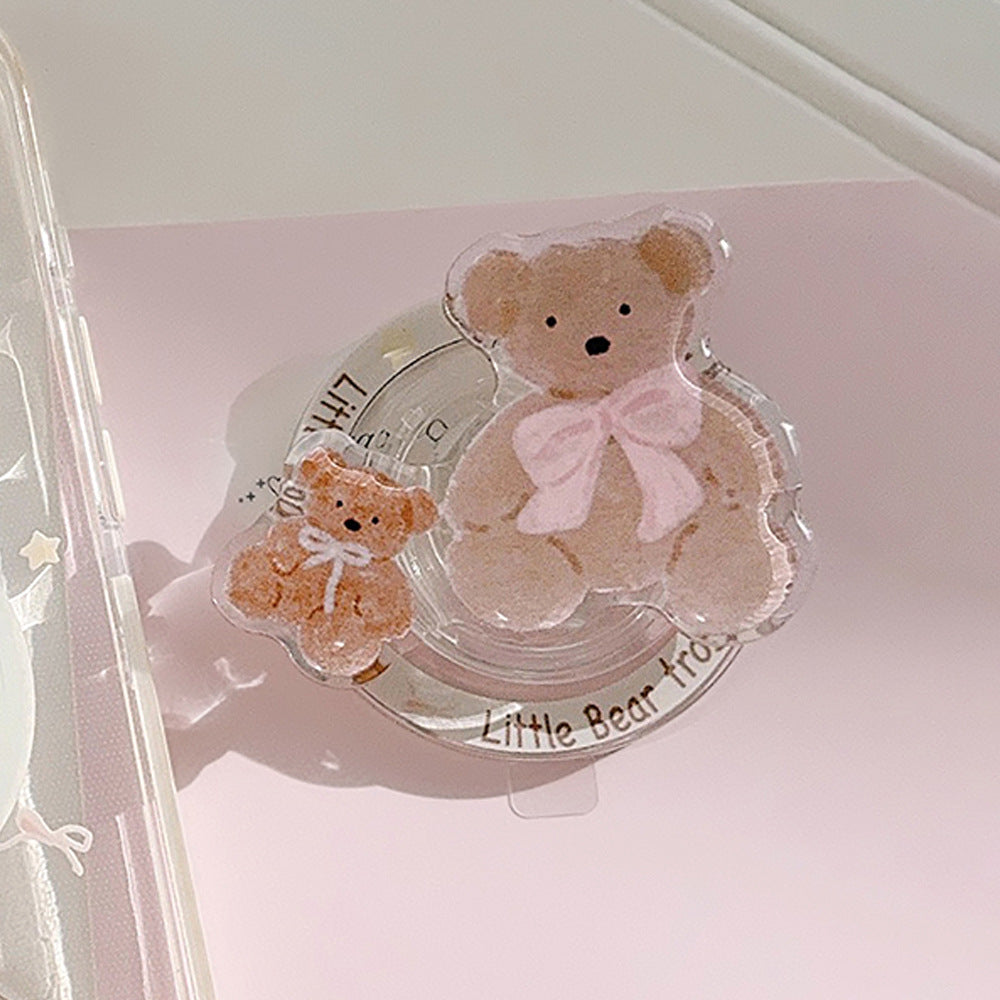 Cute Bear Smartphone Finger Holder Bowlift