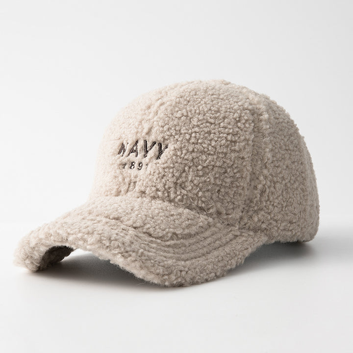 Women's Fluffy Sherpa Baseball Cap Bowlift