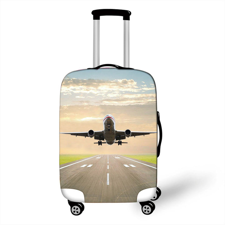 Women's Hard Shell Suitcase with Eye-Catching Airplane Design Bowlift