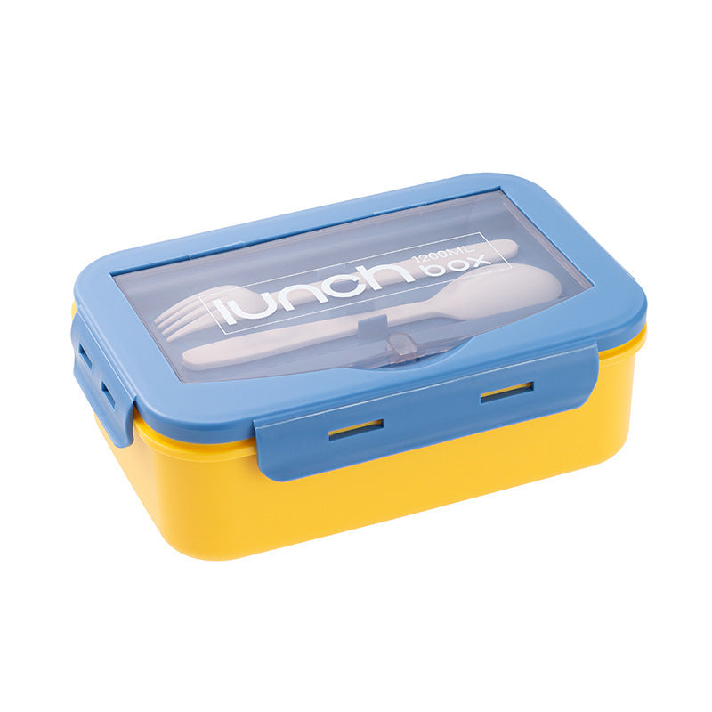 BPA-Free Lunch Box with Cutlery Set