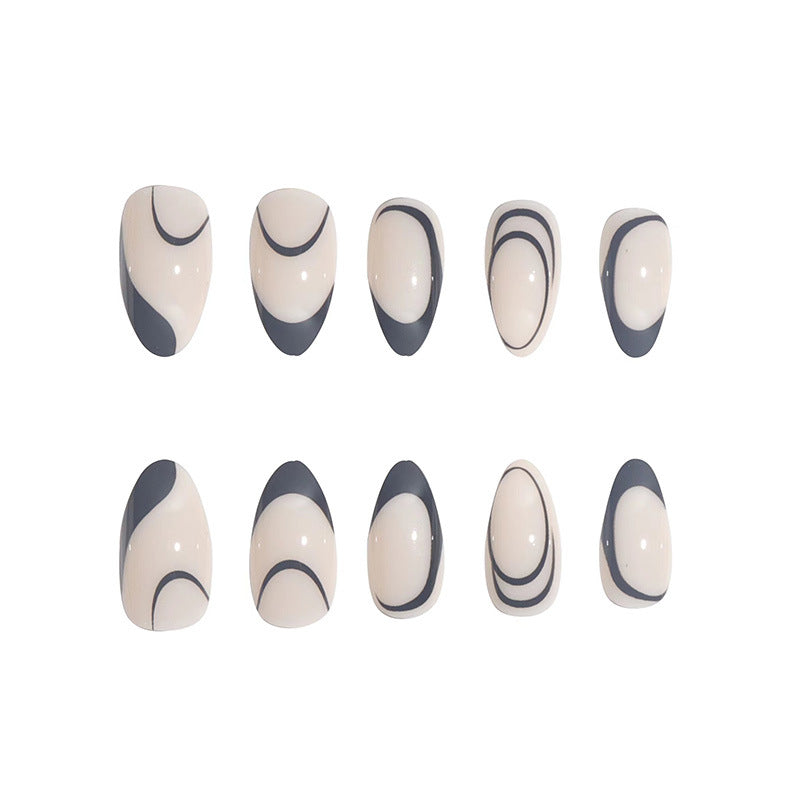 Artistic Abstract Nail Design Bowlift