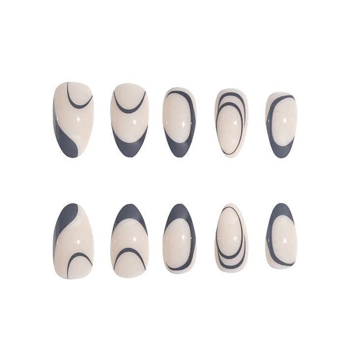 Artistic Abstract Nail Design Bowlift