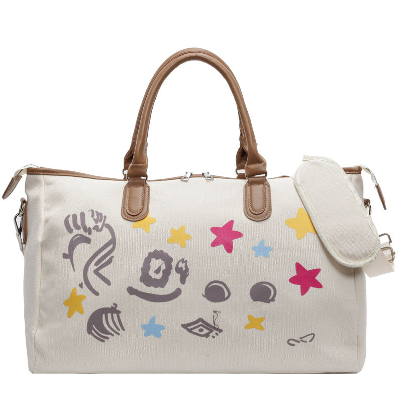 Sporty Travel Bag With Creative Applications Bowlift