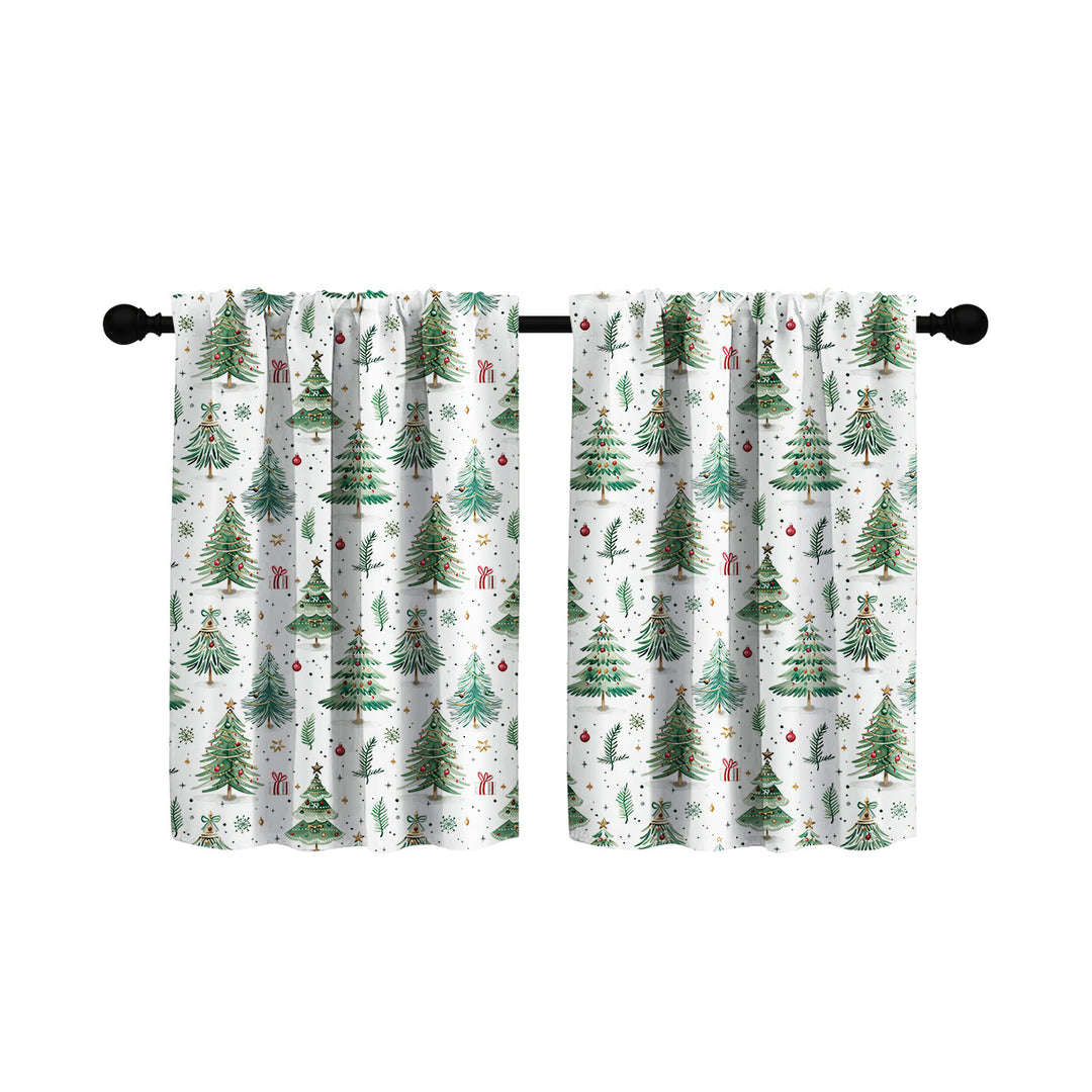 Festive Holiday Window Treatment