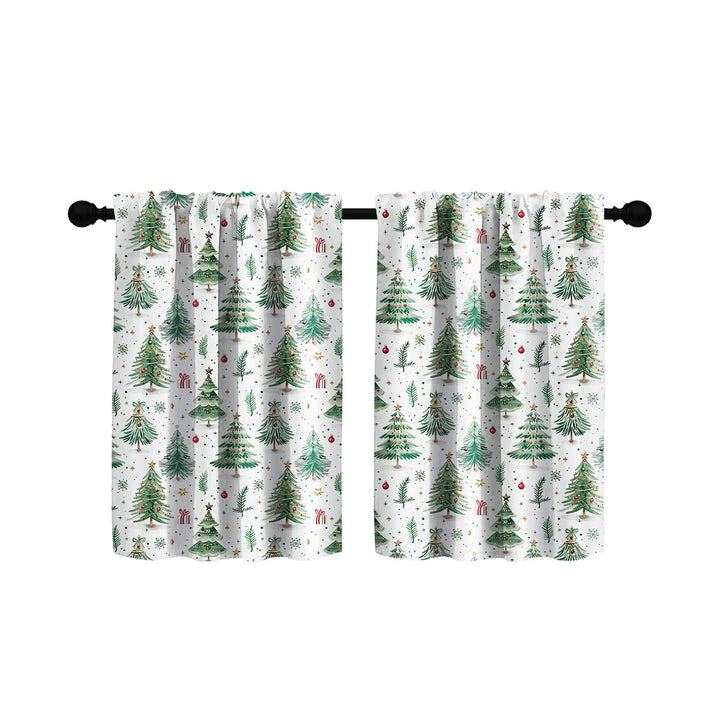 Festive Holiday Window Treatment