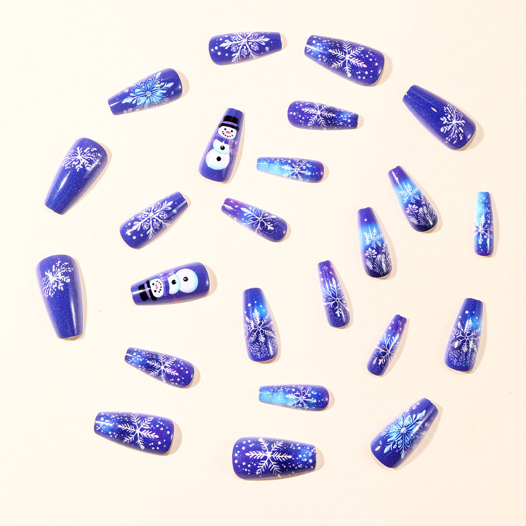 Winter-Themed 3D Nail Art Extensions Bowlift