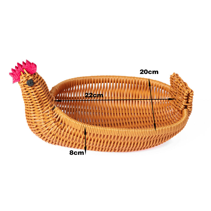 Decorative Wicker Duck Bowlift