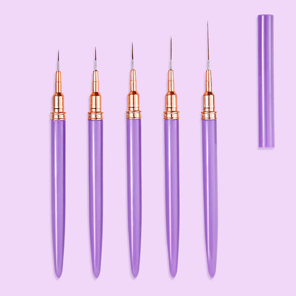 Precision Nail Art Detailing Brushes Set Bowlift