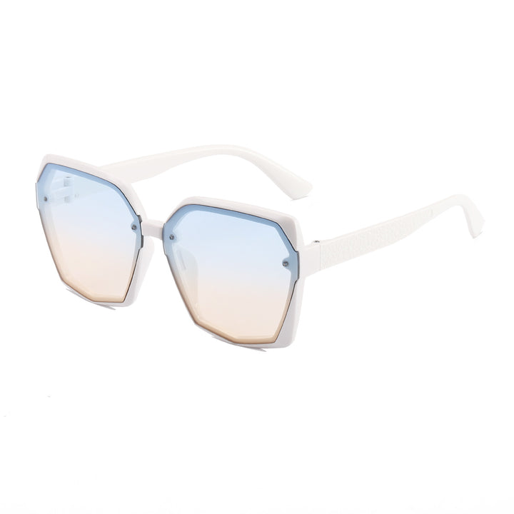 Women's fashionable sunglasses with eye-catching polygon frame Bowlift