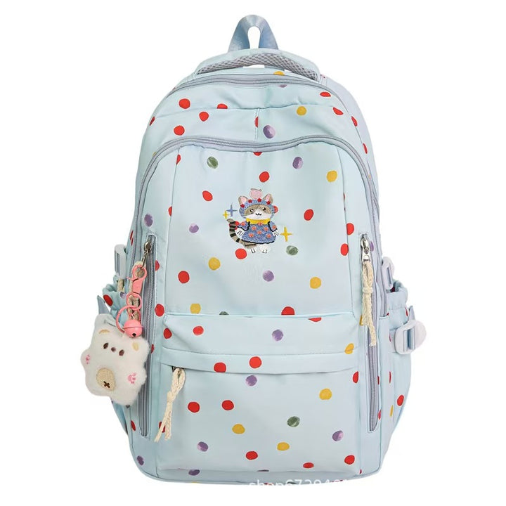 Playful Character Print Backpack Bowlift