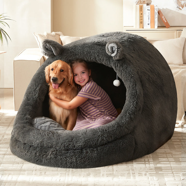 Cozy Cat Cave   Dog Bed