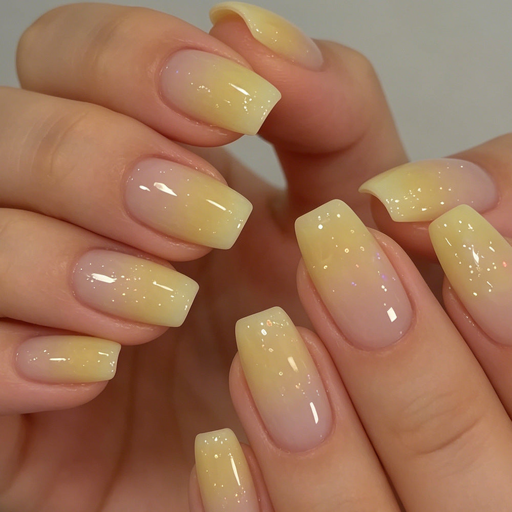 Elegant Ombre Press-On Nail Set Bowlift