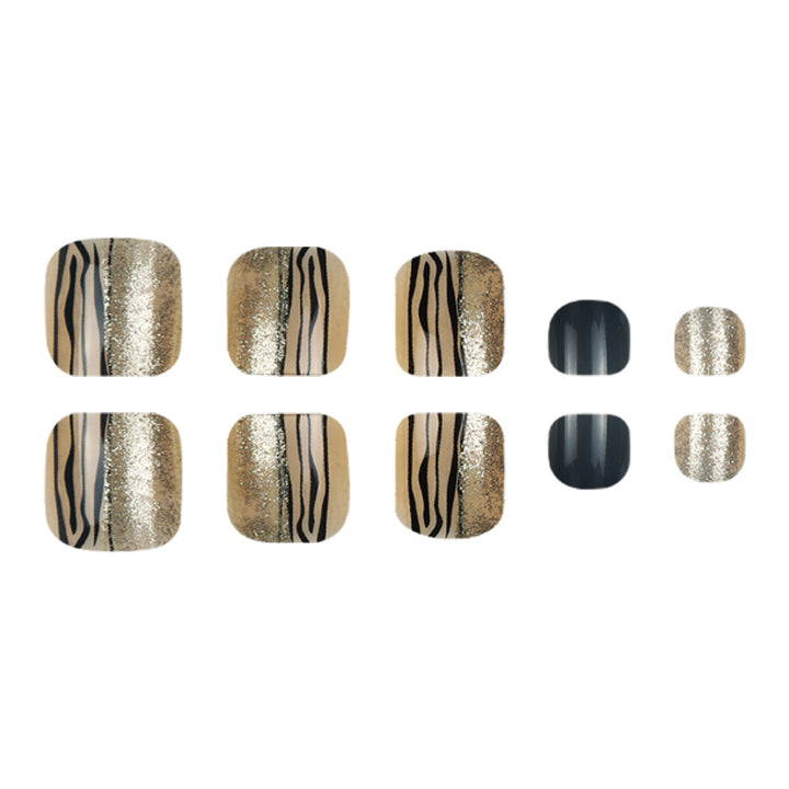Stylish Decorative Press-On Toenails Bowlift