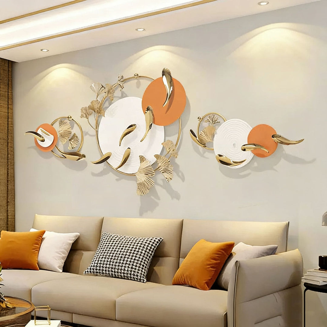Contemporary Abstract Wall Sculpture Bowlift