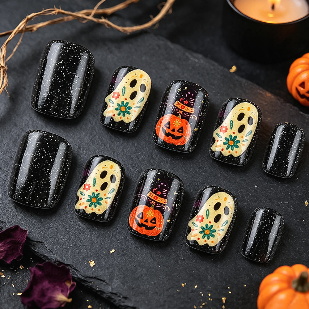 Halloween-Themed Press-On Nail Art Bowlift 1787542717