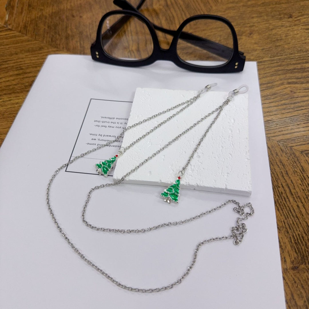 Festive Christmas Tree Eyewear Chain Bowlift