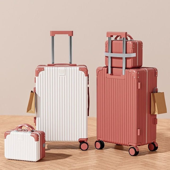 Premium Dual-Compartment Travel Luggage Bowlift